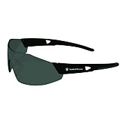 Smith & Wesson 44 Magnum Safety Glasses, Frameless, Black Single Lens, 12/Box (23453)