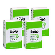 GOJO MULTI GREEN Hand Cleaner, Refill for PRO TDX Push Style Dispenser, Citrus Solvent with Natural Pumice, 2,000 mL, 4/Carton (7265)