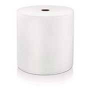 LoCor Hard Wound Roll Towel, 1-Ply, 7" x 800 ft, White, 6 Rolls/Carton (46897)