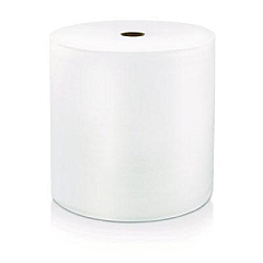 LoCor Hard Wound Roll Towel, 1-Ply, 8" x 1,000 ft, White, 6 Rolls/Carton (46901)