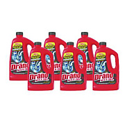 Drano Max Gel Clog Remover, Bleach Scent, 80 oz Bottle, 6/Carton (694772)