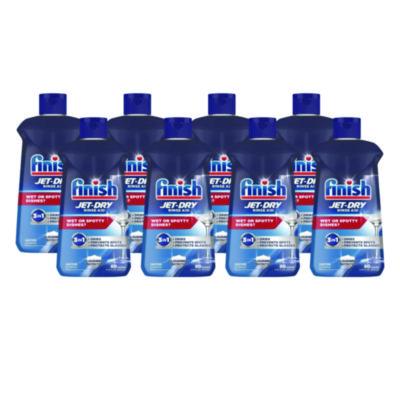 FINISH Jet-Dry Rinse Agent, 8.45 oz Bottle, 8/Carton (75713CT)