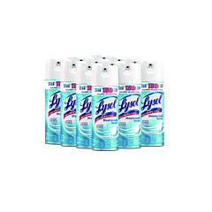 LYSOL Brand Disinfectant Spray, Crisp Linen Scent, 12.5 oz Aerosol Spray, 12/Carton (74186)