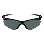 KleenGuard V30 Nemesis VL Safety Glasses, Black Half Frame, Smoke Dual Lens, 12/Carton (55391)