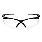 KleenGuard V30 Nemesis VL Safety Glasses, Black Half Frame, Clear Dual Lens, 12/Carton (55401)