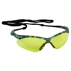 KleenGuard Nemesis Safety Glasses, Camouflage Half Frame, Yellow Dual Lens, 12/Carton (22610CT)