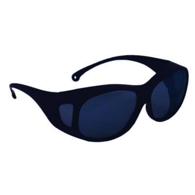KleenGuard V50 OTG Safety Eyewear, Black Full Frame OTG, Mirrored Smoke Dual Lens (20747)
