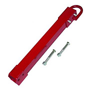 Rubbermaid Commercial Hitch with Hardware for Towable/Trainable Tilt Trucks, Red (FG1316L4RED)