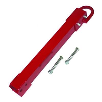 Rubbermaid Commercial Hitch with Hardware for Towable/Trainable Tilt Trucks, Red (FG1316L4RED)