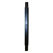 Rubbermaid Commercial Left Side Upright Leg for Janitor Cart, Plastic, Black (6173M6)