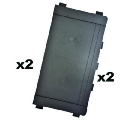 Rubbermaid Commercial Back Panel Kit, Brown (6189L2BRO)