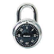 Master Lock Combination Lock, Stainless Steel, 1.87" Wide, Silver (1500D)