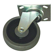 Rubbermaid Commercial 5-Inch Swivel Caster, Gray (9T15L1)