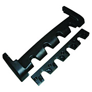 Rubbermaid Commercial Tool Grip Rack and Cap, Black (9T73M4BLA)