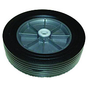 Rubbermaid Commercial 12-Inch Wheel for 1.5 Cu Yd Standard Duty Tilt Truck, Black (FG1025L60000)