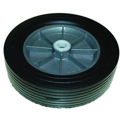 Rubbermaid Commercial 12-Inch Wheel for 1.5 Cu Yd Standard Duty Tilt Truck, Black (FG1025L60000)