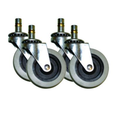 Rubbermaid Commercial SRP Caster Kit, Four 2.5" Wheels, Gray (1859135)