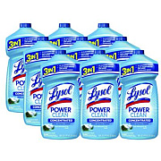 LYSOL Brand Power Clean Concentrated Multi-Surface Cleaner, Cool Adirondack, 28 oz Pour Bottle, 9/Carton (82515CT)