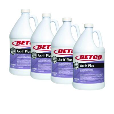 Betco Ax-it Plus Floor Stripper, 1 gal Bottle, 4/Carton (1540400)