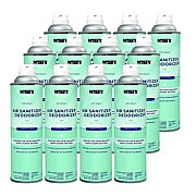 Misty Handheld Air Sanitizer/Deodorizer, Fresh Linen, 10 oz Aerosol Spray, 12/Carton (1037236)