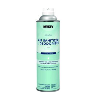 Misty AltraSan Air Sanitizer and Deodorizer, Fresh Linen, 10 oz Aerosol Spray (1037236EA)