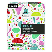 Caribou Coffee BOU YAH K-Cup Pods, Light Roast, 22/Box (6865)