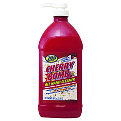 Zep Commercial Cherry Bomb Gel Hand Cleaner, Cherry Scent, 48 oz (ZUCBHC484EA)