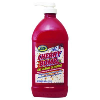 Zep Commercial Cherry Bomb Gel Hand Cleaner, Cherry Scent, 48 oz (ZUCBHC484EA)