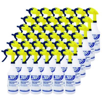 Zep Commercial Professional Spray Bottle, 32 oz, Blue/Gold/Clear, 36/Carton (HDPRO36CT)