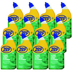 Zep Acidic Toilet Bowl Cleaner, Mint, 32 oz Bottle, 12/Carton (ZUATBC32)