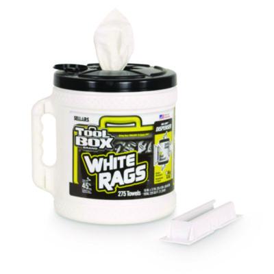 TOOLBOX Z300 Wipers Big Grip Dispenser, 1-Ply, 10 x 12, White, 2/Carton (20420)