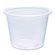 Dart Conex Complements Portion/Medicine Cups, 5.5 oz, Plastic, Translucent, 125/Bag, 20 Bags/Carton (550PC)