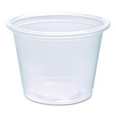 Dart Conex Complements Portion/Medicine Cups, 5.5 oz, Plastic, Translucent, 125/Bag, 20 Bags/Carton (550PC)