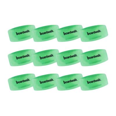 Boardwalk Toilet Bowl Clip, Cucumber Melon Scent, Green, 12/Box (CLIPCME)