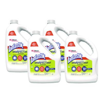 Fantastik Multi-Surface Disinfectant Degreaser, Pleasant Scent, 1 Gallon Bottle, 4/Carton (311930)