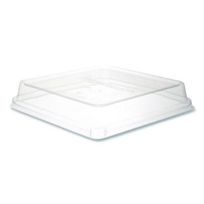 Eco-Products Renewable and Compostable Lids, 8.8 x 8.8 x 1.64, Clear, Plastic, 200/Carton (EPSCS9SLID)