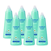 Method Antibacterial Toilet Cleaner, Spearmint, 24 oz Bottle, 6/Carton (01221CT)