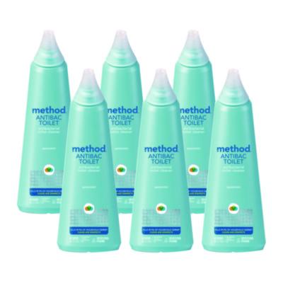 Method Antibacterial Toilet Cleaner, Spearmint, 24 oz Bottle, 6/Carton (01221CT)