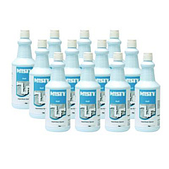 Misty Halt Liquid Drain Opener, 32 oz Bottle, 12/Carton (1003698)