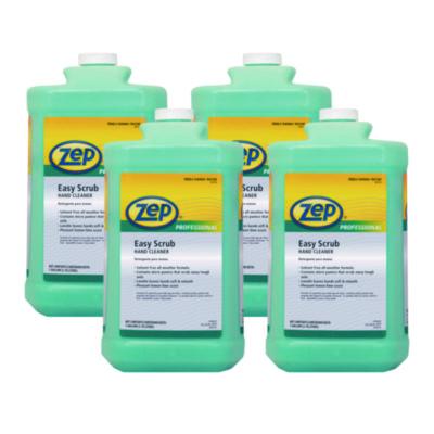 Zep Professional Industrial Hand Cleaner, Easy Scrub, Lemon Scent, 1 gal Bottle, 4/Carton (1049469)