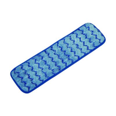 AbilityOne 8125017186096, SKILCRAFT Microfiber Flat Wet Mop - Reusable, 18 x 5.5, Blue, 12/Box (7167185)