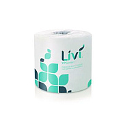 Livi VPG Select Bath Tissue, 2-Ply, White, 500 Sheets/Roll, 80 Rolls/Carton (21545)