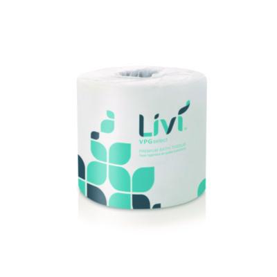 Livi VPG Select Bath Tissue, 2-Ply, White, 500 Sheets/Roll, 80 Rolls/Carton (21545)