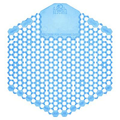 Fresh Products Wave 3D Urinal Deodorizer, Cotton Blossom Scent, Blue, 10/Box, 6 Boxes/Carton (3WDS60CBLCT)