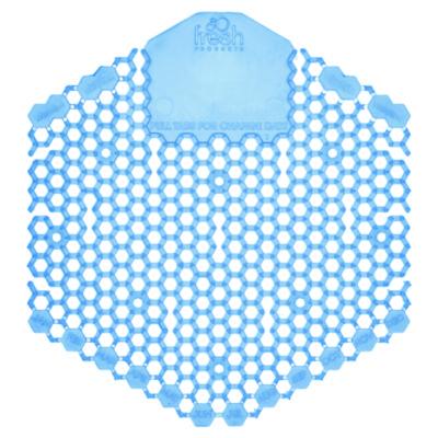 Fresh Products Wave 3D Urinal Deodorizer, Cotton Blossom Scent, Blue, 10/Box, 6 Boxes/Carton (3WDS60CBLCT)