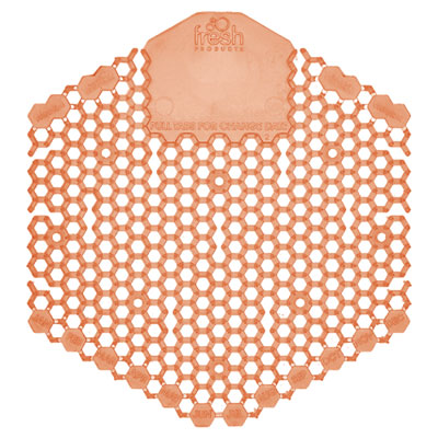 Fresh Products Wave 3D Urinal Deodorizer, Mango Scent, Orange Color, 10/Box (3WDS60MAN)