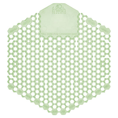 Fresh Products Wave 3D Urinal Deodorizer, Herbal Mint Scent, 58 g, 10/Box, 6 Boxes/Carton (3WDS60MIN)