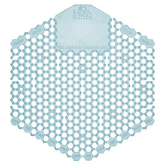 Fresh Products Wave 3D Urinal Deodorizer, Ocean Mist Scent, Blue, 10/Box, 6 Boxes/Carton (3WDS60OMI)