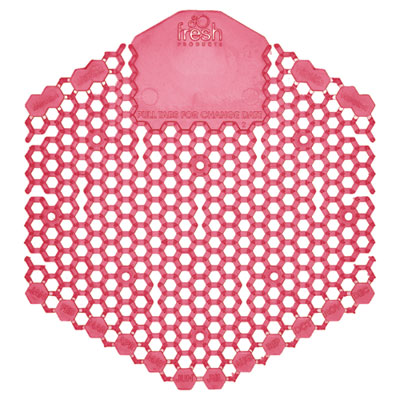 Fresh Products Wave 3D Urinal Deodorizer, Spiced Apple Scent, Red, 10/Box (3WDS60SAP)