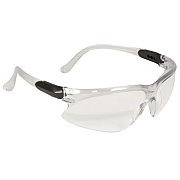 KleenGuard V20 Visio Safety Glasses, Silver Half Frame, Clear Dual Lens, 12/Carton (14470CT)